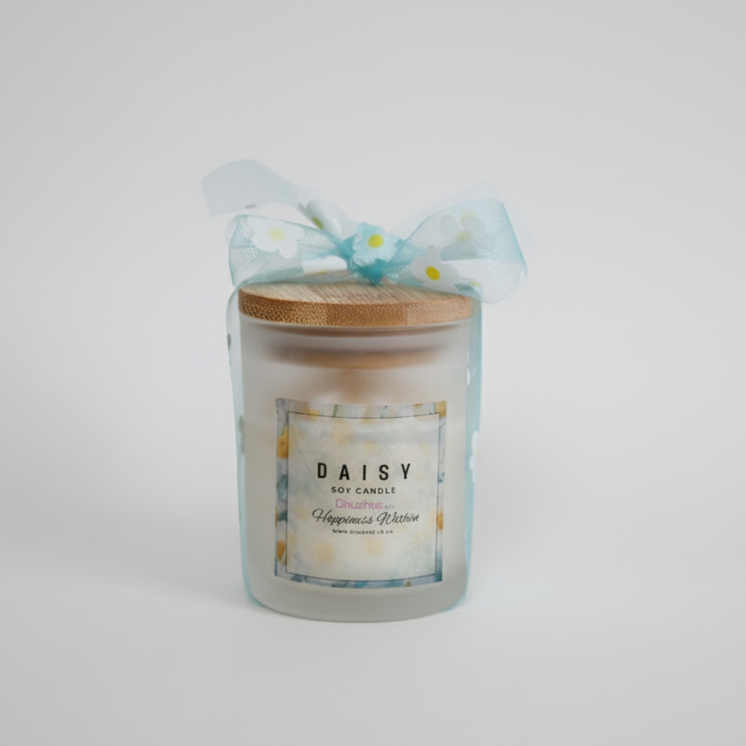 Daisy Soy Candle – Happiness Within
