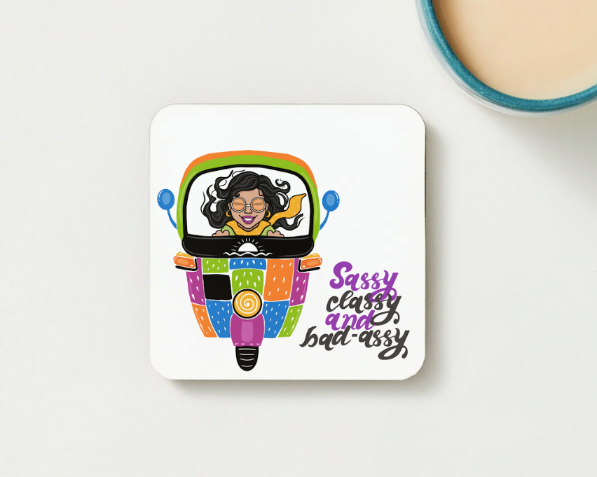Sassy, Classy & Bad-Assy Coaster
