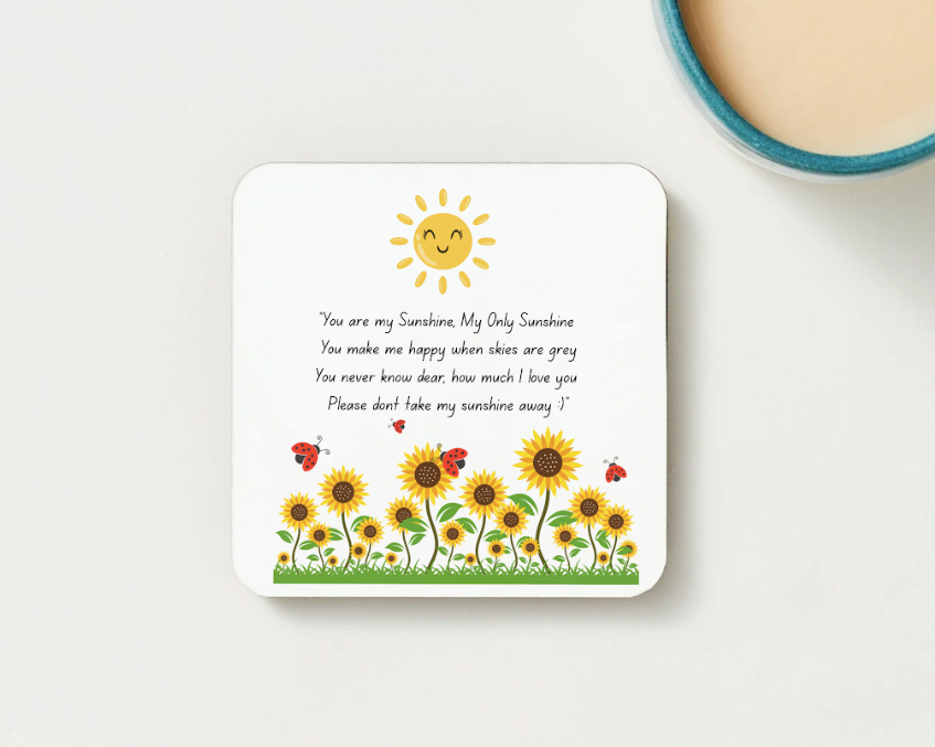 Sunshine & Smiles Coaster